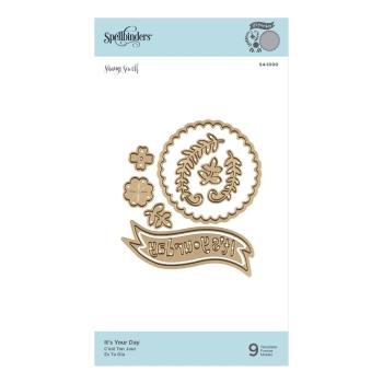 Spellbinders Die "Shapeabilities It's Your Day Etched Dies"