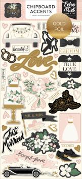 Echo Park "Wedding Day" Chipboard - Sticker