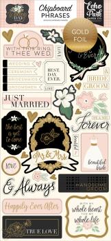 Echo Park "Wedding Day" Chipboard - Sticker