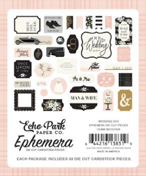 Echo Park "Wedding Day" Ephemera - Stanzteile