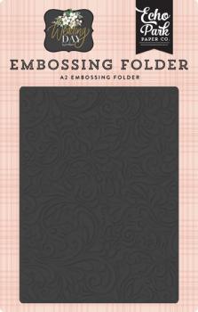 Echo Park "Elegant Damask " Embossingfolder 5x6"