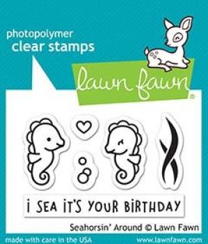 Lawn Fawn Stempelset "Seahorsin' Around" Clear Stamp