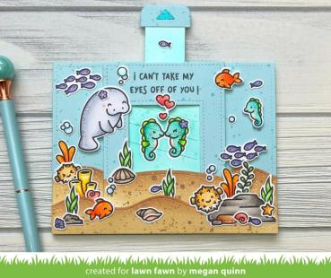 Lawn Fawn Stempelset "Seahorsin' Around" Clear Stamp