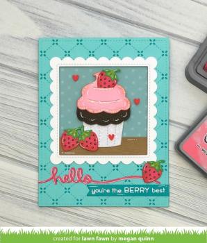 Lawn Fawn Craft Die - Stitched Cupcake