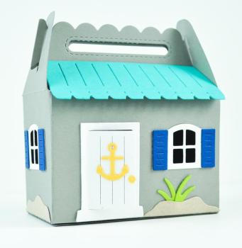 Lawn Fawn Craft Die - Scalloped Treat Box Beach House
