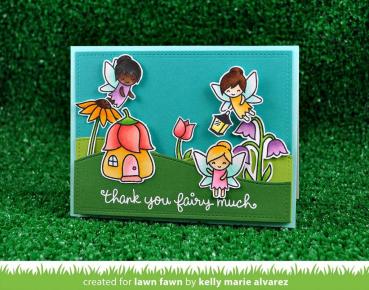 Lawn Fawn Stempelset "Fairy Friends" Clear Stamp