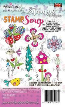 Polkadoodles Stempel "Circling Around" Clear Stamp-Set