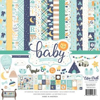 Echo Park "Hello Baby Boy" 12x12" Collection Kit