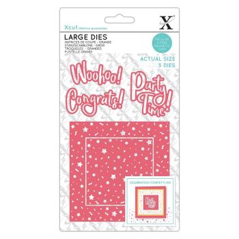 Xcut Stanzschablone "Confetti Card"