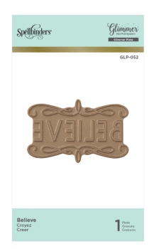 Spellbinders Hotfoil Plate - Believe
