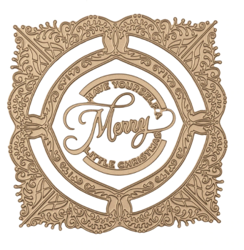 Spellbinders Hotfoil Plate - Merry Filigree Quatrefoil