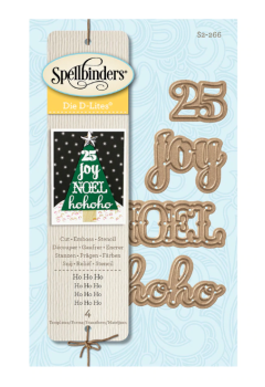 Spellbinders Die "Ho Ho Ho"