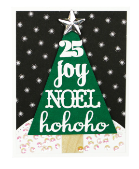 Spellbinders Die "Ho Ho Ho"