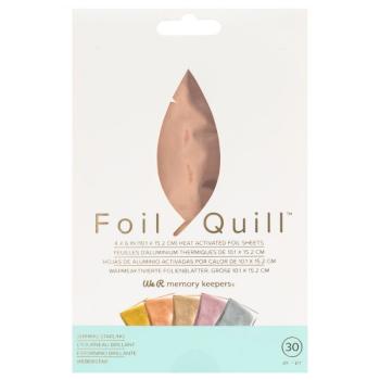 We R Memory Keepers Foil Quill - 30 Foil Bogen "Shining Starling" 4x6"