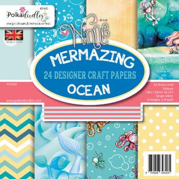 Polkadoodles "Mermazing Ocean" 6x6" Paper Pad