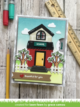 Lawn Fawn Stempelset "Plan On It: School" Clear Stamp