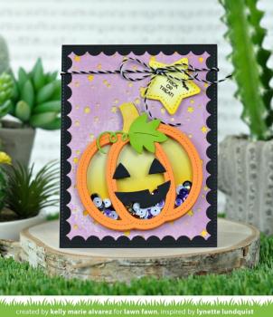 Lawn Fawn Craft Die - Outside In Stitched Pumpkin