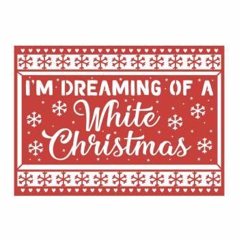 First Edition Craft A Card Die "White Christmas"