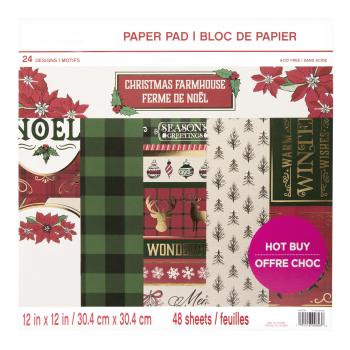 Craft Smith "Christmas Farmhouse" 12x12" Paper Pad