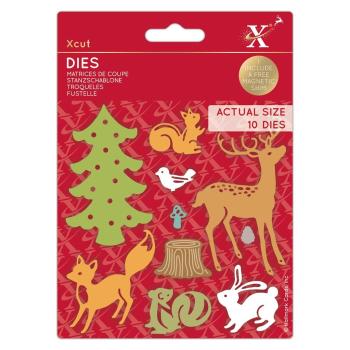 Xcut Stanzschablone "Woodland Animals"
