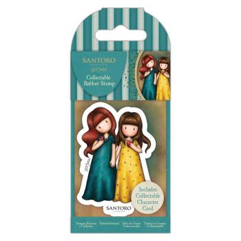 Gorjuss Santoro - Mini Gummistempel - No.76 Hand On Heart