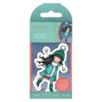 Gorjuss Santoro - Mini Gummistempel - No.77 The Ice Dance