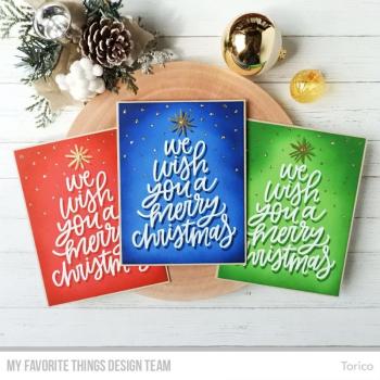 My Favorite Things Stempel "We Wish You a Merry Christmas" Clear Stamp
