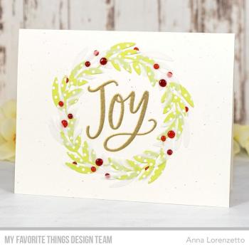 My Favorite Things Stempelset "Joy Wreath" Clear Stamp Set
