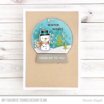 My Favorite Things 10x Shaker Pouches "Classic Snow Globe"