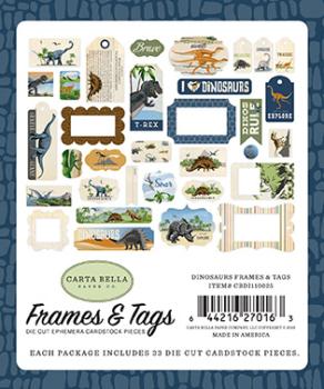 Carta Bella "Dinosaurs" Frames & Tags