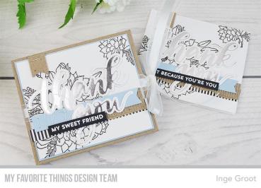 My Favorite Things Die-namics "Thank You Outline" | Stanzschablone | Stanze | Craft Die