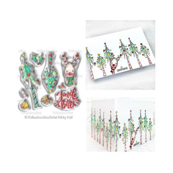Polkadoodles Stempel "Jingle Bells" Clear Stamp-Set
