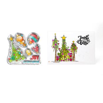 Polkadoodles Stempel "Deck the Halls" Clear Stamp-Set
