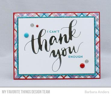 My Favorite Things Die-namics "Impressive Thank You" | Stanzschablone | Stanze | Craft Die