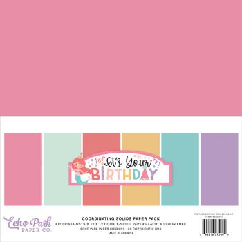 Echo Park "It's Your Birthday Girl " 12x12" Paper Pack - Cardstock