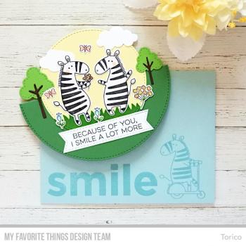 My Favorite Things Stempelset "Zippy Zebras" Clear Stamp Set