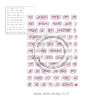 Polkadoodles Stempel "Everlasting Sentiments" Clear Stamp-Set