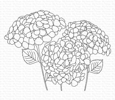 My Favorite Things Stempelset "Hydrangeas in Bloom" Clear Stamp Set
