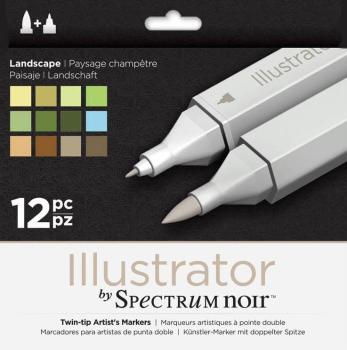 Spectrum Noir Illustrator Set Landscape (12pc)