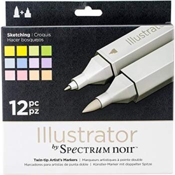 Spectrum Noir Illustrator Set Sketching (12pc)