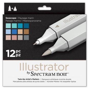 Spectrum Noir Illustrator Set Seascape (12pc)