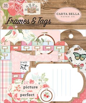 Preview: Carta Bella "Farmhouse Market" Ephemera Frames & Tags