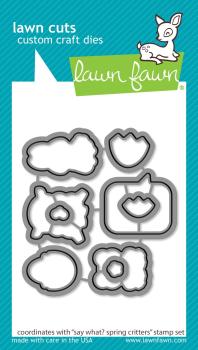 Lawn Fawn Craft Dies - Say What? Spring Critters
