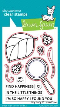 Lawn Fawn Craft Dies - Hey Lady