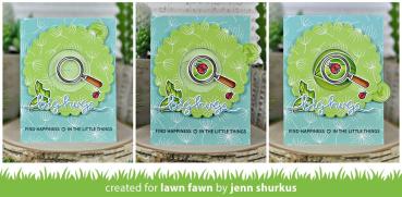 Lawn Fawn Craft Die - Magic Iris Scalloped Add-on Die
