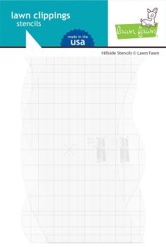 Lawn Fawn Stencil - Schablone - Hillside Stencils