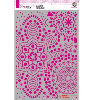 Pronty Crafts Mandala Background A4 Stencil - Schablone 