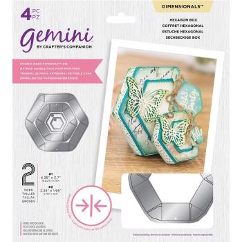 Gemini Hexagon Box Double-Sided Die - doppelseitige Stanze Sechseck-Box