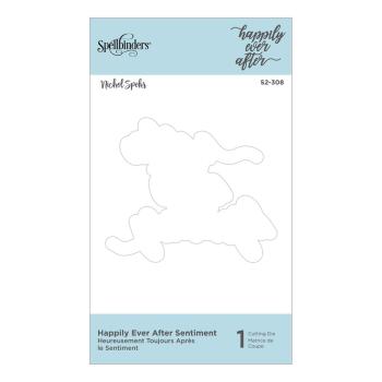 Spellbinders Die "Happily Ever After Sentiment" Stanzschablone