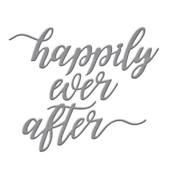 Spellbinders Die "Happily Ever After Sentiment" Stanzschablone